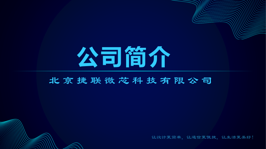 原厂捷联微芯及产品简介