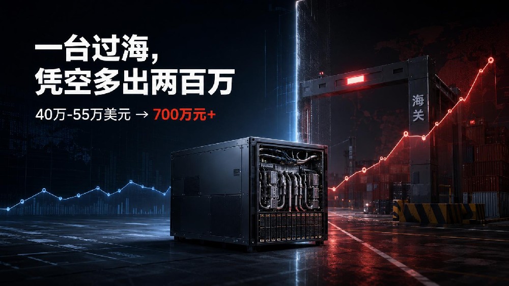 74台B300净赚1.4亿：比卖毒品更暴利的服务器走私生意
